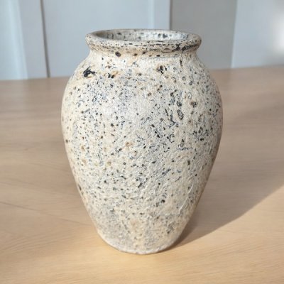Vase แจกันดินเผาทรงไหจิ๋ว ขนาด 15 x 23 cm.
