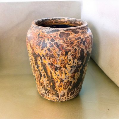 Flowerpot กระถางดินเผาทรงไหเล็ก ขนาด 20 x 24 cm.