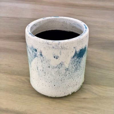 Flowerpot กระถางดินเผาทรงตรง ขนาด 17 x 18 cm.