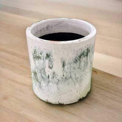 Flowerpot กระถางดินเผาทรงตรง ขนาด 17 x 18 cm.