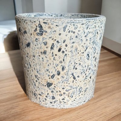 Flowerpot กระถางดินเผาทรงตรง ขนาด 17 x 18 cm.