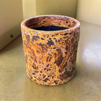 Flowerpot กระถางดินเผาทรงตรง ขนาด 17 x 18 cm.