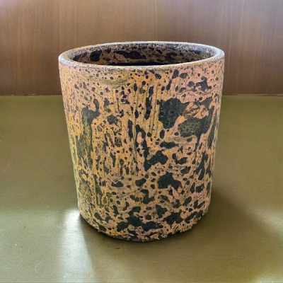 Flowerpot กระถางดินเผาทรงตรง ขนาด 17 x 18 cm.