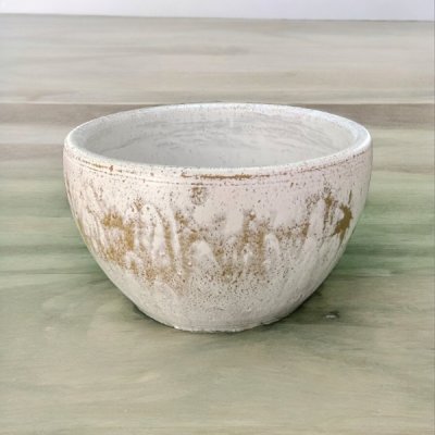 Flowerpot กระถางดินเผาทรงถ้วย ขนาด 26 x 15 cm.