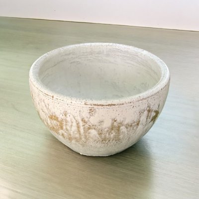 Flowerpot กระถางดินเผาทรงถ้วย ขนาด 26 x 15 cm.