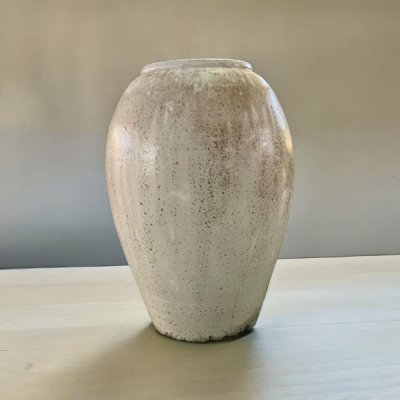 Vase แจกันดินเผาทรงไหเรียบ ขนาด 23 x 35 cm.