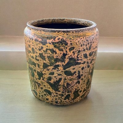 Flowerpot กระถางวินเทจดินเผาทรงไหเรียบ ขนาด 29 x 25cm.