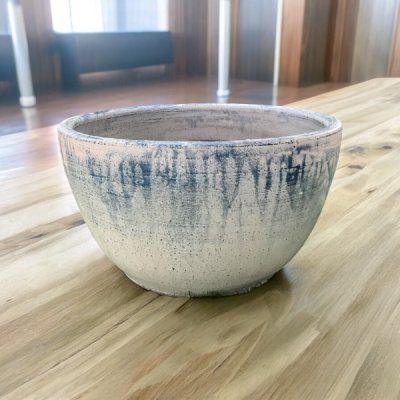 Flowerpot กระถางดินเผาทรงถ้วย ขนาด 32 x 17 cm.