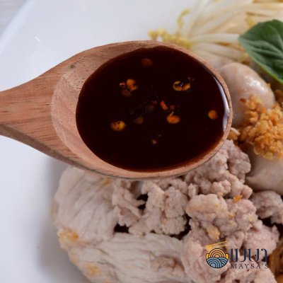 เมษาซอสก๋วยเตี๋ยวแห้งคลุก ขนาด 1,000  กรัม