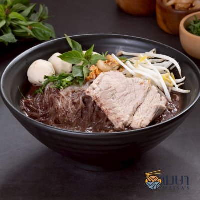 เมษาก๋วยเตี๋ยวเรือกึ่งสำเร็จรูป (เส้นเล็ก)