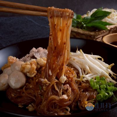 เมษาซอสก๋วยเตี๋ยวแห้งคลุก ขนาด 1,000  กรัม