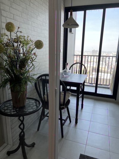 Condo for sale, furnished, ready to move in, The Base Rama 9 - Ramkhamhaeng