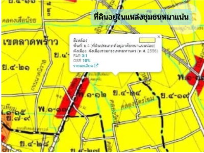 ขายที่ดิน ลาดพร้าว 101
