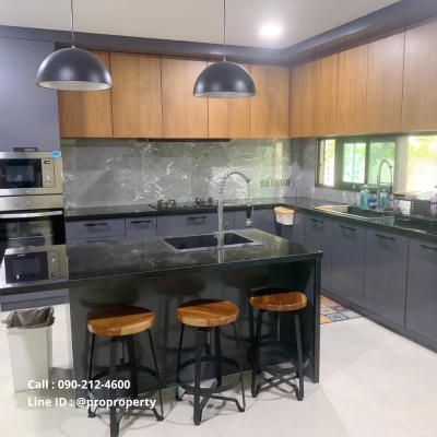 Large detached house for sale, lots of space, Mantana Wongwaen-Bangbon (Mantana Wongwaen-Bangbon)