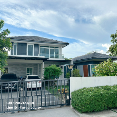 Large detached house for sale, lots of space, Mantana Wongwaen-Bangbon (Mantana Wongwaen-Bangbon)