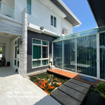 Large detached house for sale, lots of space, Mantana Wongwaen-Bangbon (Mantana Wongwaen-Bangbon)