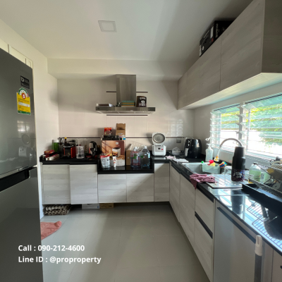 Large detached house for sale, lots of space, Mantana Wongwaen-Bangbon (Mantana Wongwaen-Bangbon)