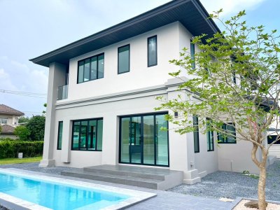 ณุศาศิริ ซิตี้ พระราม 2 บ้านสวยพร้อมอยู่ สังคมดี ใกล้กรุงเทพฯ