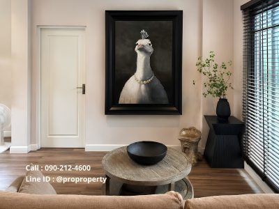 Luxury detached house for sale: Corner unit next to the clubhouse in a prime location—Bangkok Boulevard Sathorn-Pinklao 2.