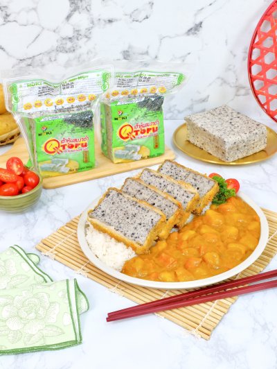 Q-TOFU เต้าหู้ตราโมคิ  สูตรงาดำ