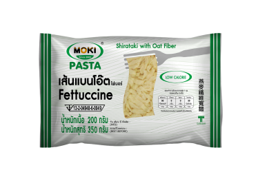 MOKI เส้นแบนโอ๊ตไฟเบอร์ผสมบุก