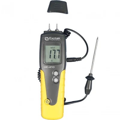 Moisture Content Meter for Wood   6 - 99.9% H₂O เครื่องวัดความชื้นไม้ รุ่น MC-410