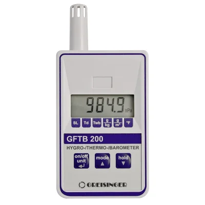 HygroThermoBarometer เครื่องวัดความชื้น อุณหภูมิ และความดันบรรยากาศ รุ่น GFTB 200