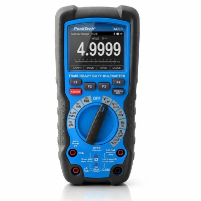 Heavy Duty Graphical Multimeter มัลติมิเตอร์ดิจิทัลแบบกราฟิกสำหรับงานหนัก รุ่น PeakTech® P 3455