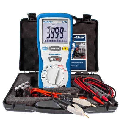Digital Milliohmmeter เครื่องวัดความต้านทานต่ำรุ่น PeakTech® P 2705