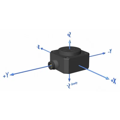Vibration sensor เซ็นเซอร์แรงสั่นสะเทือน/อัตราเร่ง รุ่น QG40N-KAXYZh-1,5-AV-PT