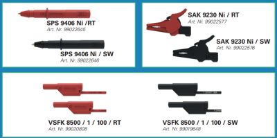 SET 9622 4 mm | Safety Test and measurement set „Performance“