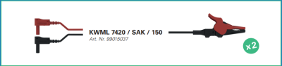 SET 9664 | 4 mm Kelvin Test and measurement set „Standard“