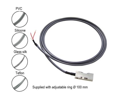 Temperature probe pt100 ติดตั้งกับท่อ (2 wires) รุ่น SFCT51-B-2-T-5