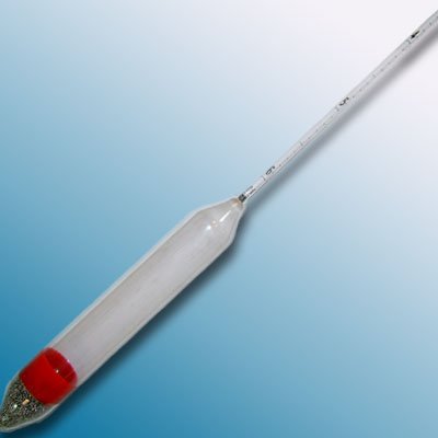 Sugar Hydrometer ย่านวัด -0.5 - 18 Kg/m3