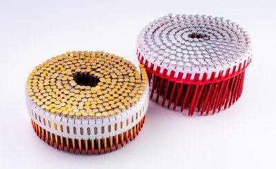 0º Plastic sheet collected nail