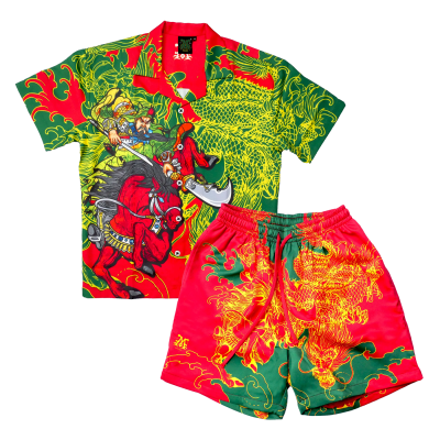 Guan Yu Hawaii Shirt & Short Pants Boxset Limited