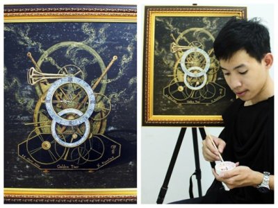 ผลงานศิลป์โดย ศิลปิน ขวัญชัย สิปปทาส