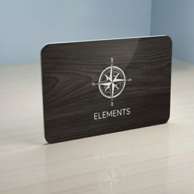 Wood Card / บัตรที่ทำจากไม้