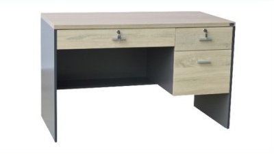 โต๊ะทำงานขนาด 120 cm - 3 ลิ้นชัก