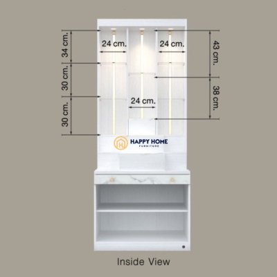 ตู้พระ/หิ้งพระโมเดิร์น GO-06 - 80cm