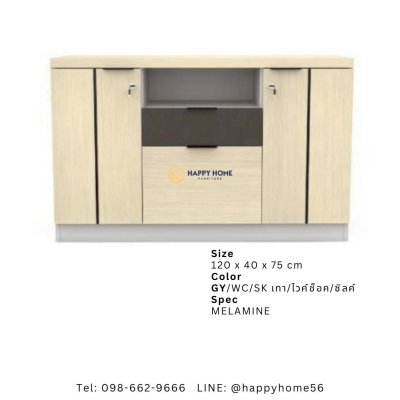 ตู้จัดเก็บอเนกประสงค์(ตู้เตี้ย) EF-121