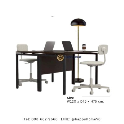 โต๊ะทำงาน ETS-121 / ETS-151 120ซม / 150ซม