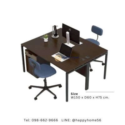 โต๊ะทำงาน ETS-121 / ETS-151 120ซม / 150ซม
