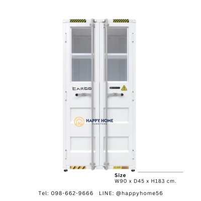 ตู้เหล็กสไตล์คอนเทนเนอร์ CARGO CG-942H 90ซม.