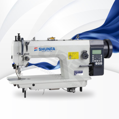 SHUNFA SF0303-D3 จักรคอมDY จักรตีนตะกุย ตัดด้าย ย้ำหัวท้ายออโต้