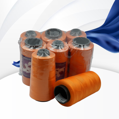 ด้ายเย็บตรากล้วยไม้ ด้ายเย็บผ้า เบอร์ 40/2 ด้ายเย็บสี #006 ด้ายเย็บผ้าเนื้อโพลี (SPUN POLYESTER 100%)