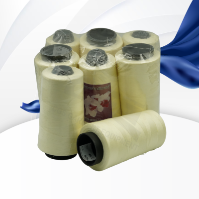 ด้ายเย็บตรากล้วยไม้ ด้ายเย็บผ้า เบอร์ 40/2 ด้ายเย็บสี #020 ด้ายเย็บผ้าเนื้อโพลี (SPUN POLYESTER 100%)