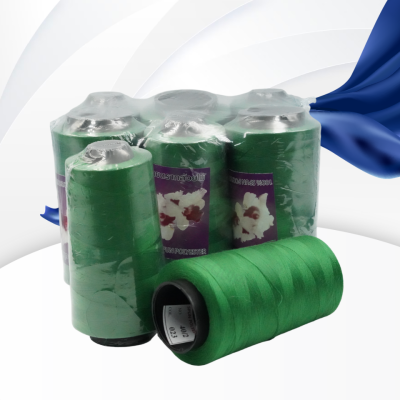 ด้ายเย็บตรากล้วยไม้ ด้ายเย็บผ้า เบอร์ 40/2 ด้ายเย็บสี #023 ด้ายเย็บผ้าเนื้อโพลี (SPUN POLYESTER 100%)