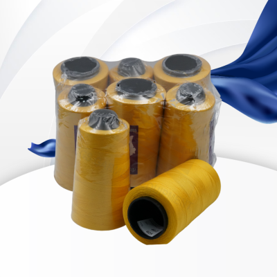 ด้ายเย็บตรากล้วยไม้ ด้ายเย็บผ้า เบอร์ 40/2 ด้ายเย็บสี #025 ด้ายเย็บผ้าเนื้อโพลี (SPUN POLYESTER 100%)