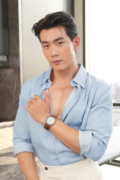 US MASTERS EMPIRE CHRONOGRAPH BROWN CREAM